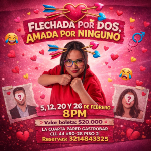 FLECHADA POR DOS, AMADA POR NINGUNO